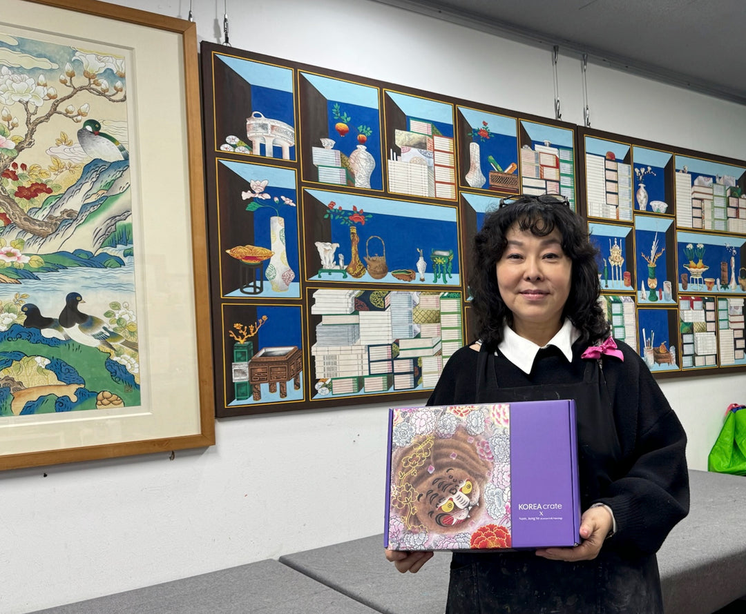 Discover the Enchantment of Minhwa: KoreaCrate's Exclusive Collaboration with Koeran Folk Artist Jung Ye Nam